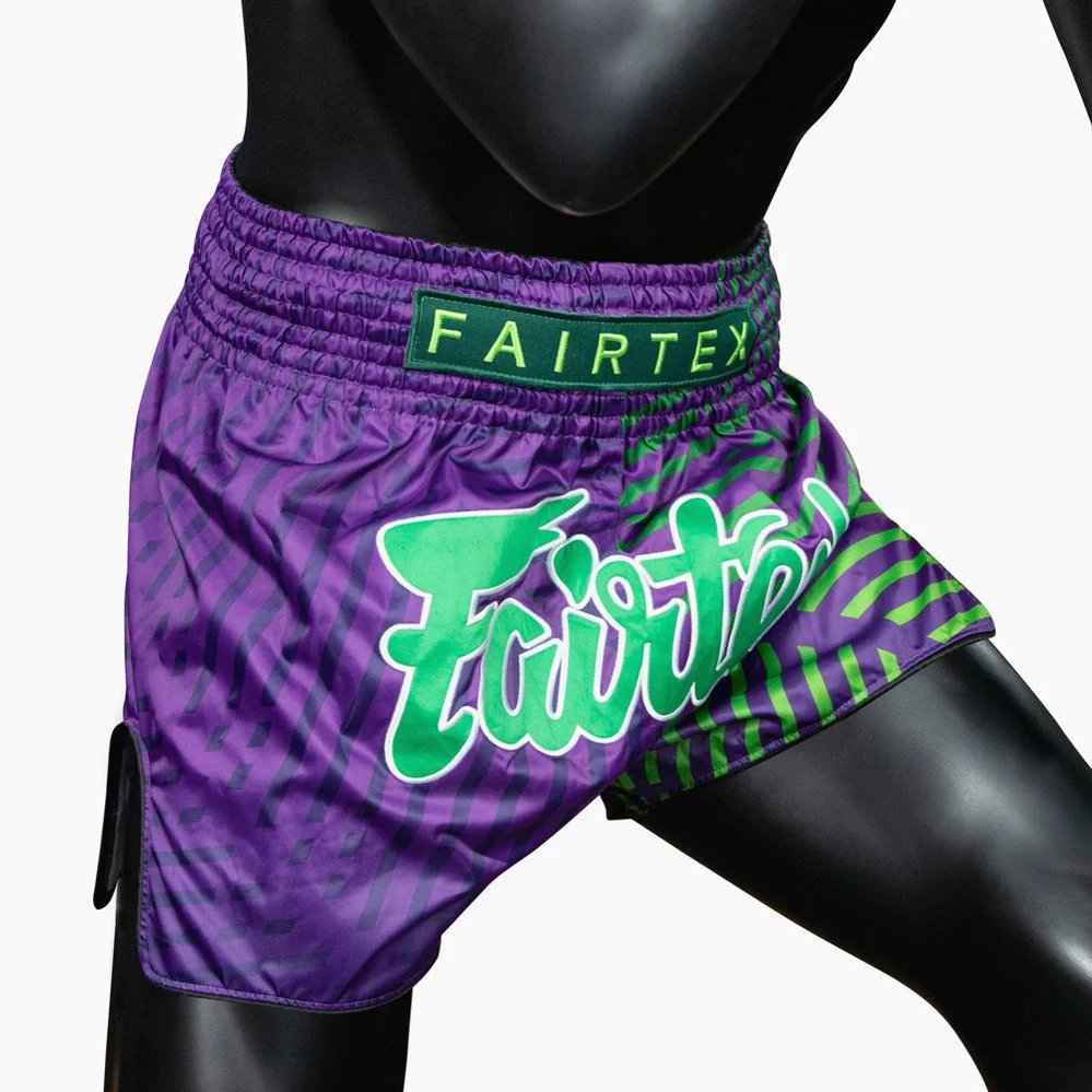 Pantaloncini Kick-Thai Fairtex BS1922 Racer Viola - immagine 6