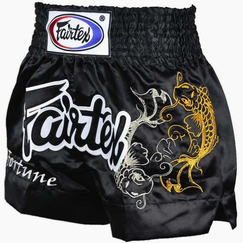 Pantaloncini kick-thai Fairtex BS0639 My Fortune Nero - immagine 4
