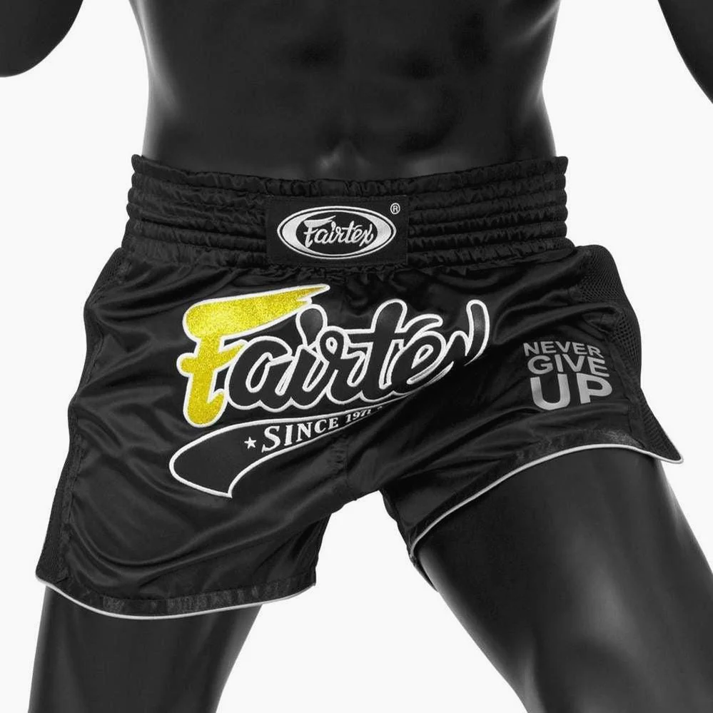 Pantaloncini kick-thai Fairtex BS1708 Never Give Up - immagine 3