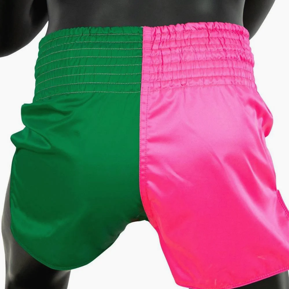 Pantaloncini kick-thai Fairtex BS1911 Rosa-Verde - immagine 6