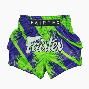 Pantaloncini kick-thai Fairtex BS1928 Street King Verde