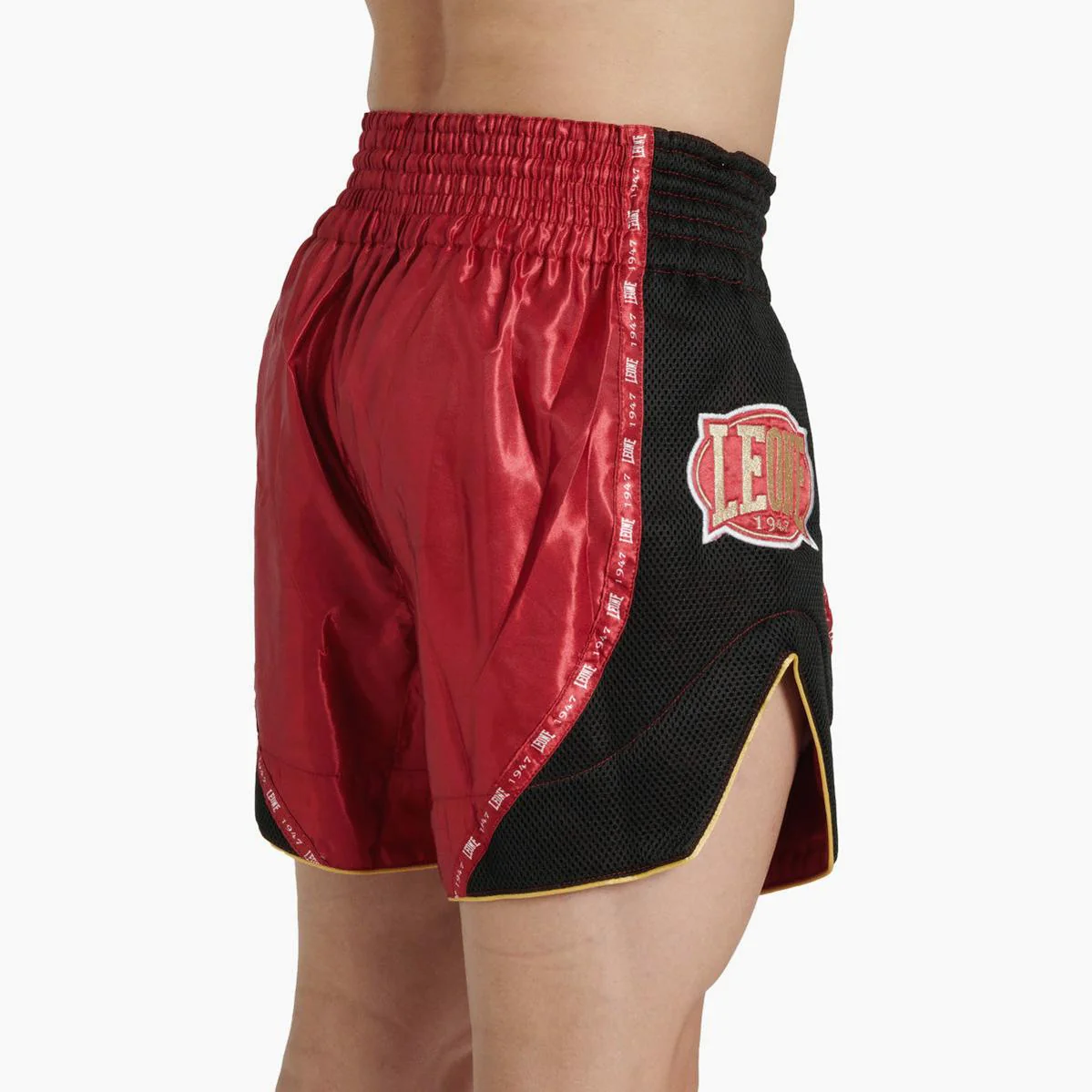 Pantaloncini kick-thai Leone Classic AB881 Rosso - immagine 5