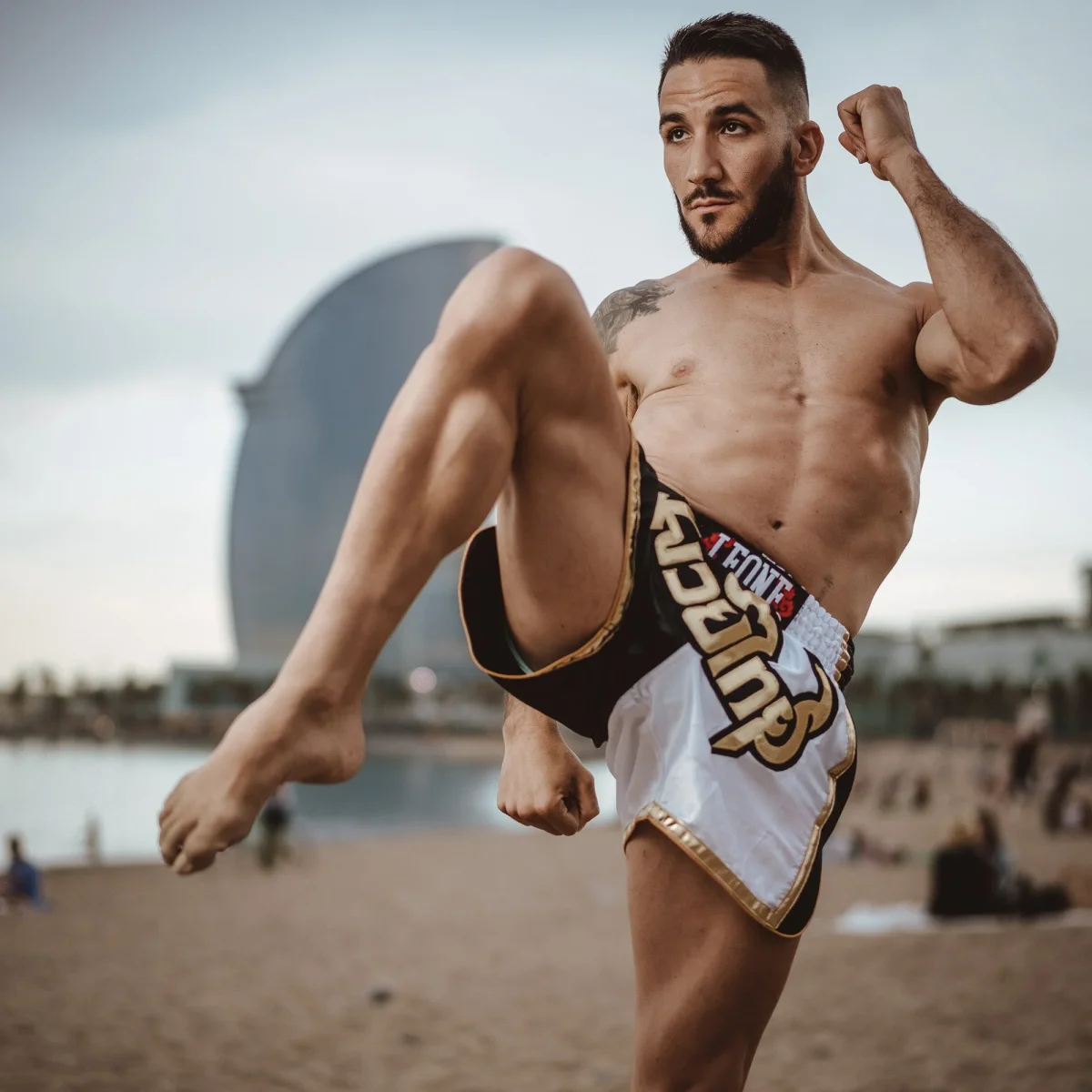 Pantaloncini kick-thai Leone Siam AB875 - immagine 3