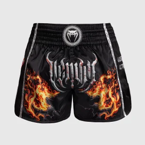 Pantaloncini kick-thai Venum Gladiator 5.0 Nero-Arancione