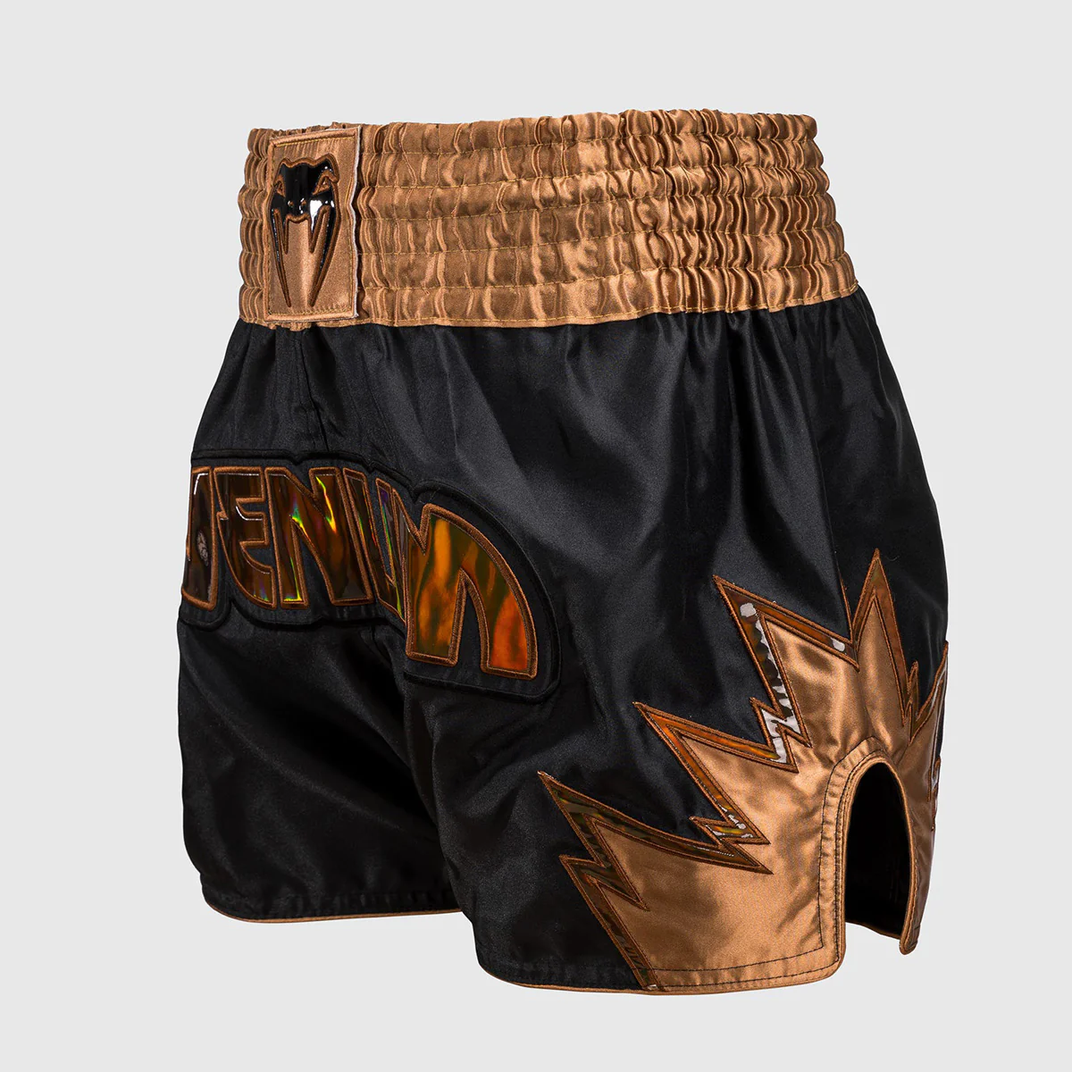 Pantaloncini kick-thai Venum Inferno Nero-bronzo - immagine 4