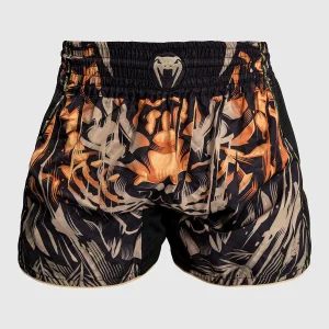 Pantaloncini kick-thai Venum Tiger Nero Arancione