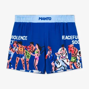 Pantaloncini MMA Manto Gym 3.0 Blu