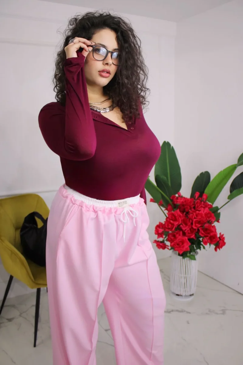 Pantalone Comfy Rosa