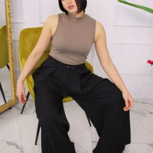 Pantalone Crystal Nero