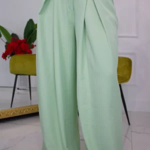 Pantalone Crystal Verde Menta