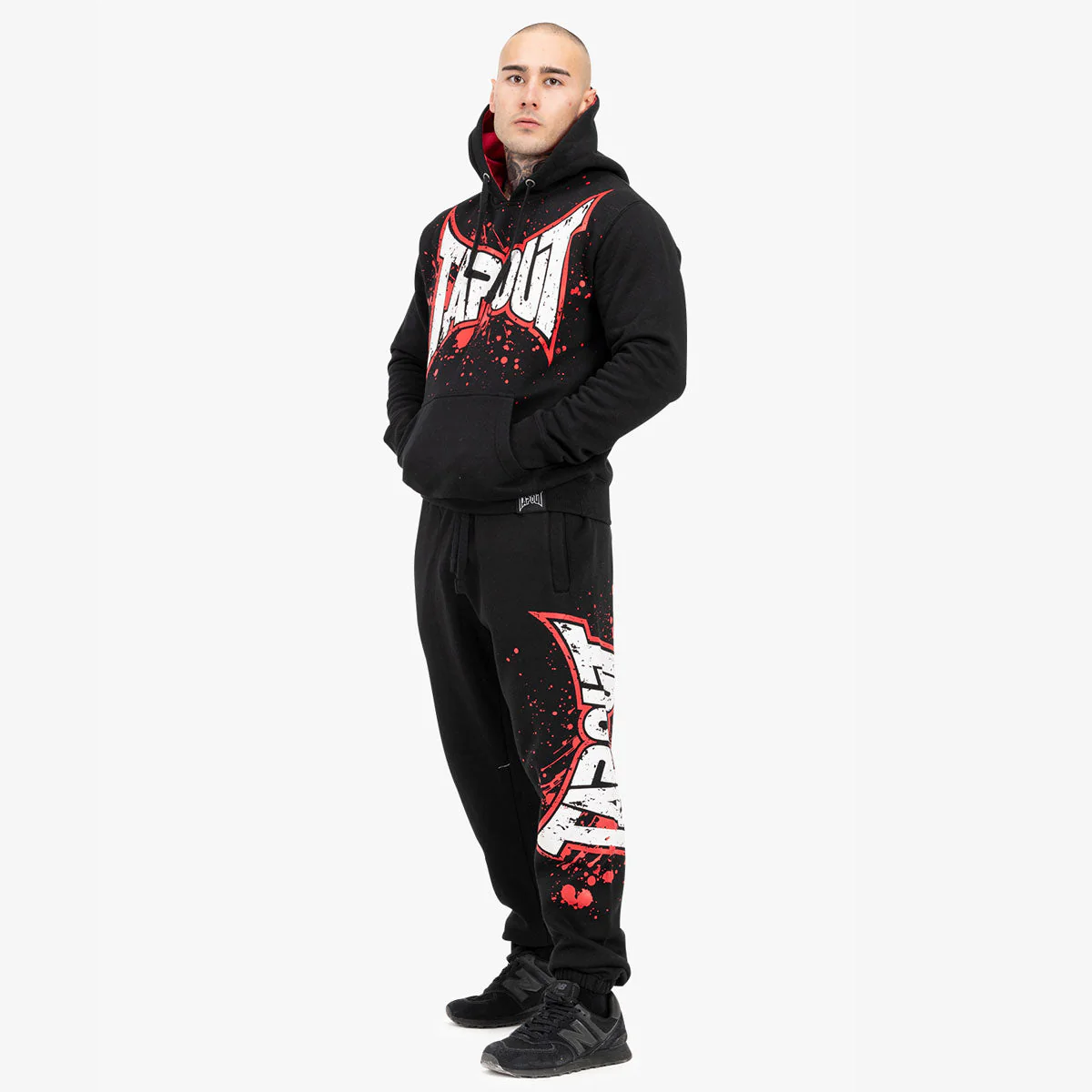 Pantaloni Joggers Tapout Splashing Nero - immagine 4