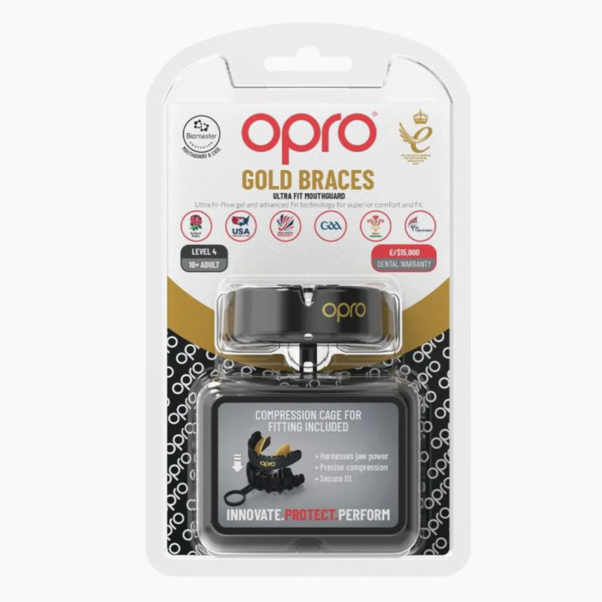 Paradenti Opro Gold Self-Fit Braces per apparecchio - immagine 8