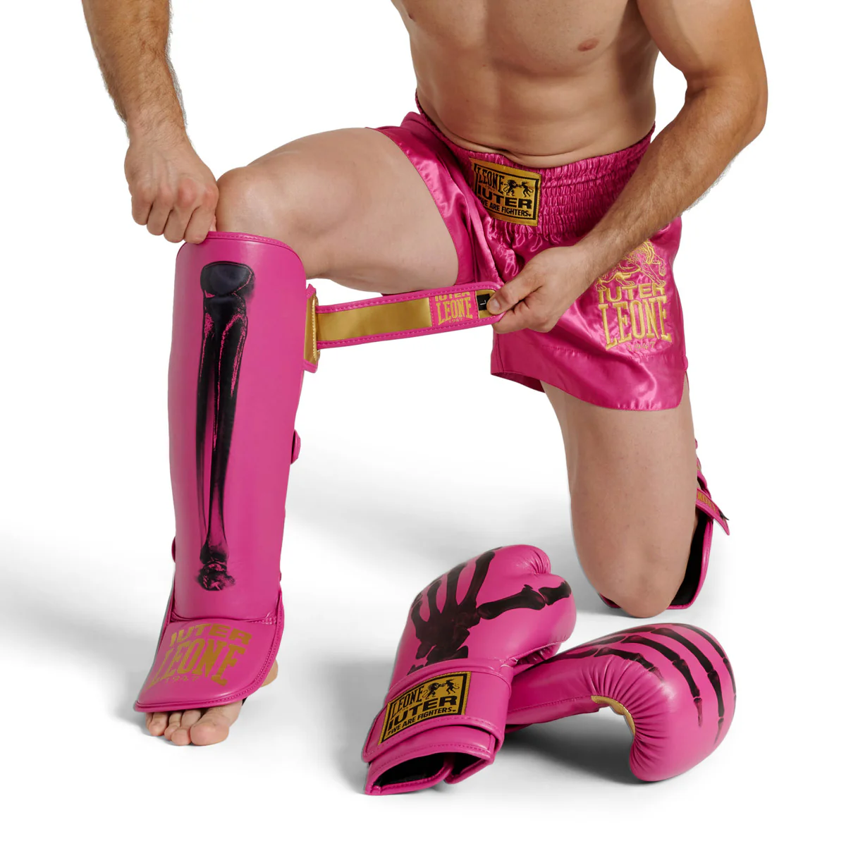 Paratibia Leone Iuter PT01IU con parapiedi Fucsia - immagine 9