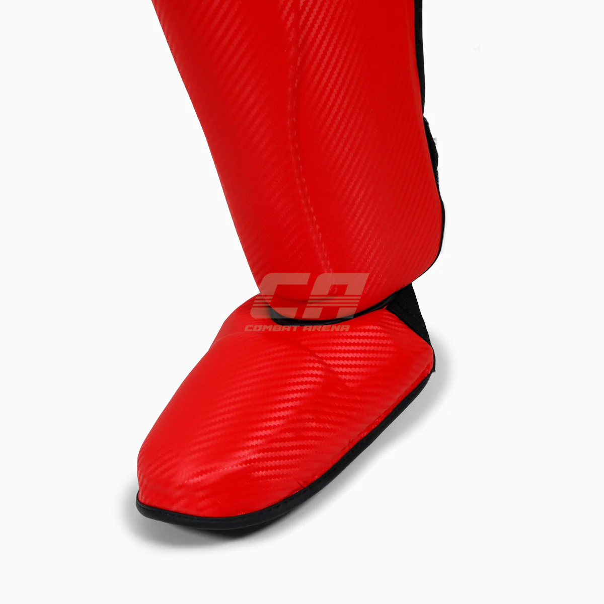 Paratibia con parapiede Adidas Pro Kickboxing WAKO Rosso-bianco - immagine 6