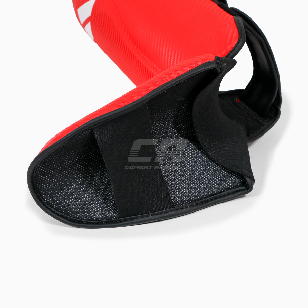 Paratibia con parapiede Adidas Pro Kickboxing WAKO Rosso-bianco - immagine 7