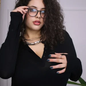 Polo basic Curvy Nero