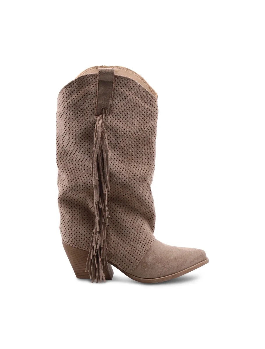 Stivale texano con frange da donna - immagine 3