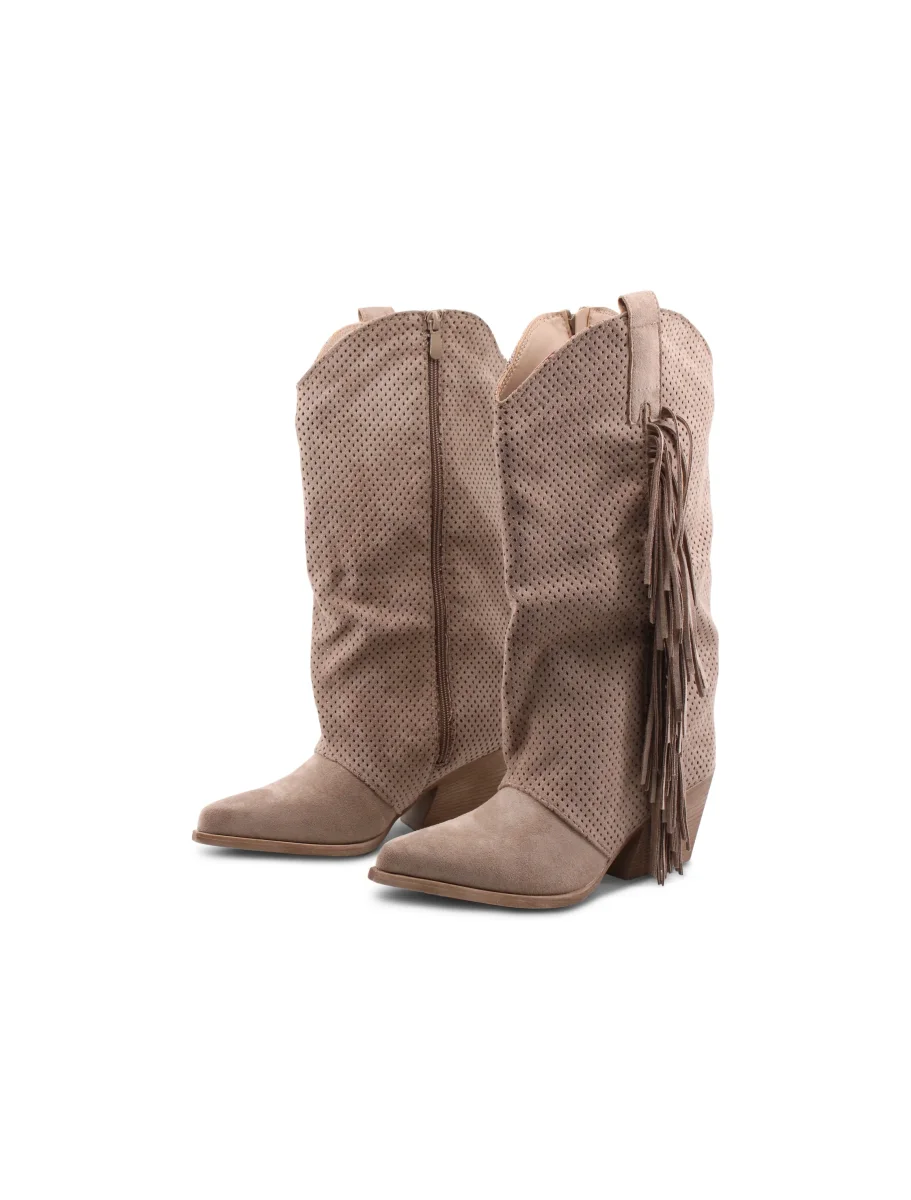 Stivale texano con frange da donna - immagine 4