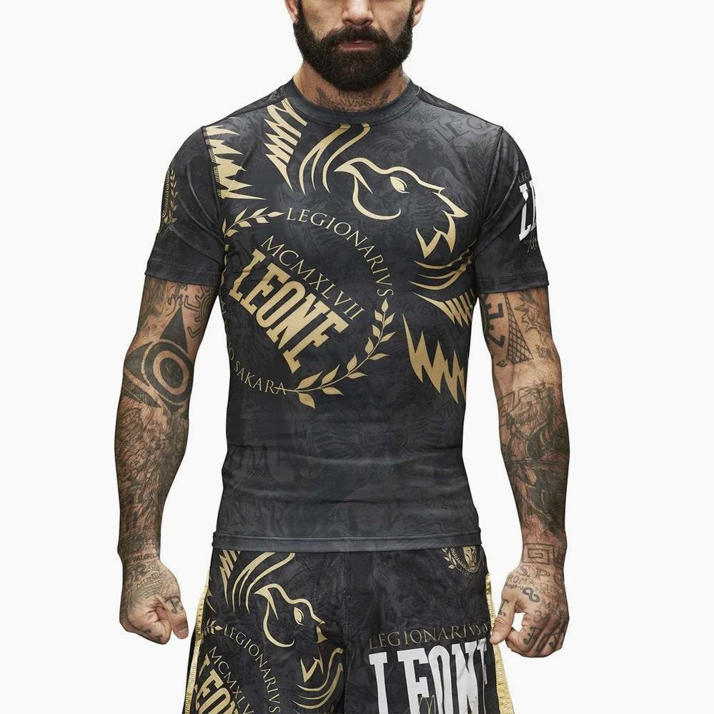 Rashguard a compressione Leone Legionarivs Alessio Sakara AB925
