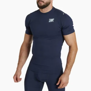 Rashguard Leone Primal Instinct AB917 maniche corte Blu