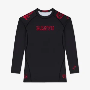 Rashguard Manto Miko maniche lunghe Nero