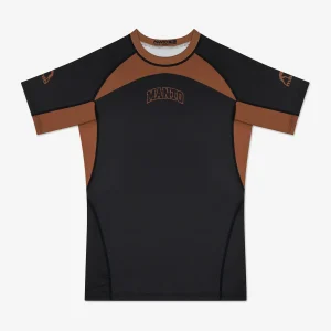 Rashguard Manto Ranked 25 maniche corte Marrone