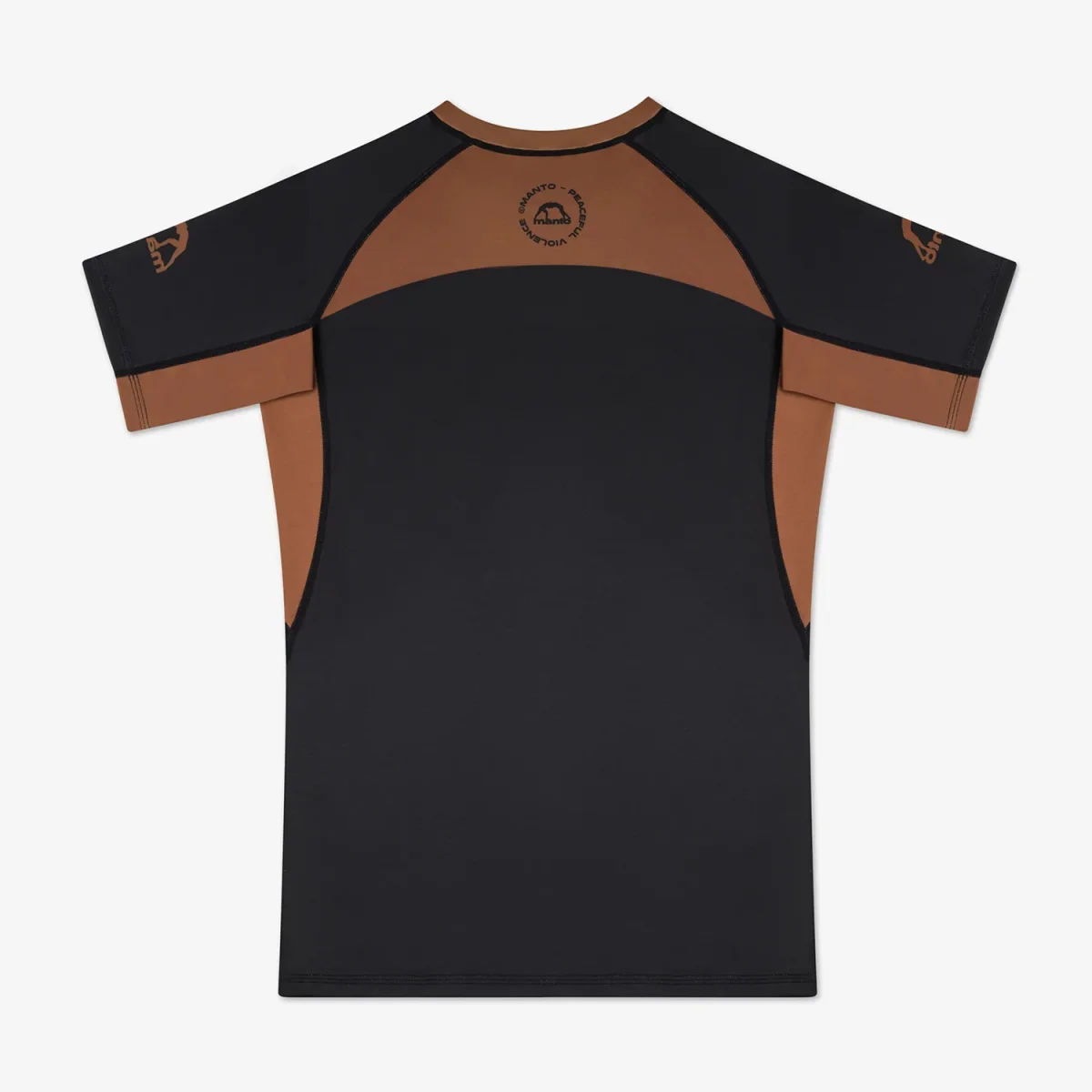 Rashguard Manto Ranked 25 maniche corte Marrone - immagine 3