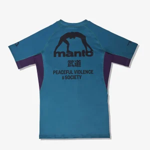 Rashguard Manto Society maniche corte Verde