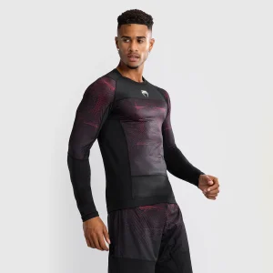 Rashguard Venum G-Fit Air maniche lunghe Nero-rosso