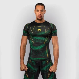 Rashguard Venum Matupa maniche corte Nero-verde