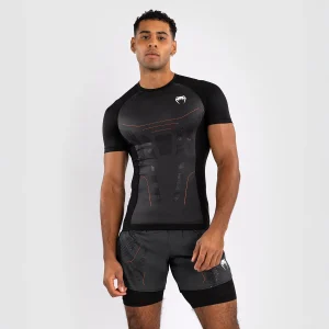 Rashguard Venum Technical 3.0 maniche corte Grafite