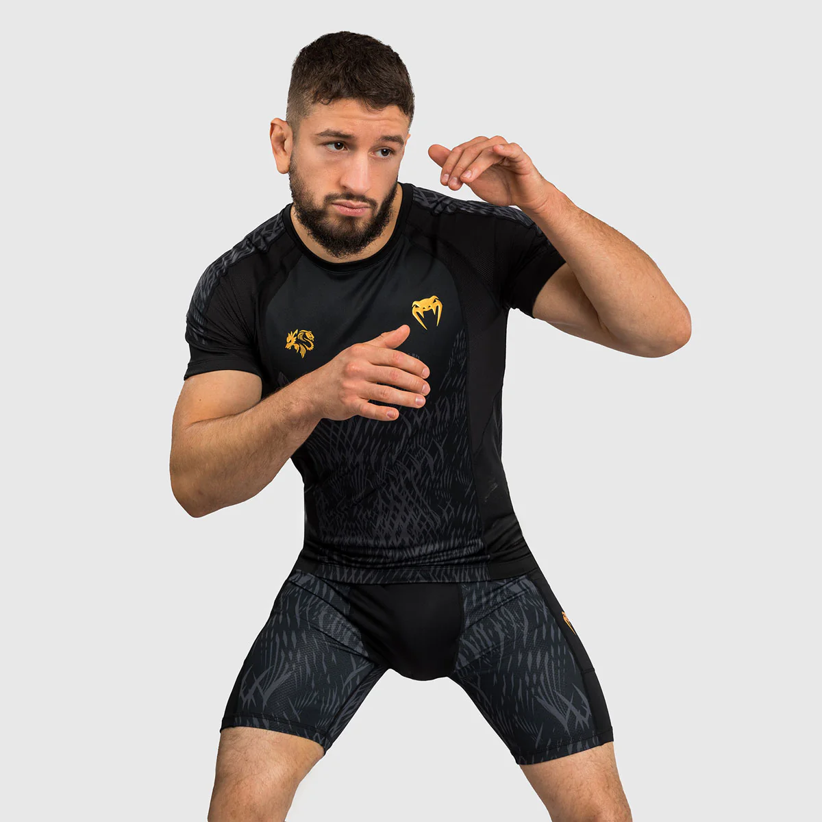 Rashguard Venum x Chimaev Wild Borz maniche corte Nero - immagine 5
