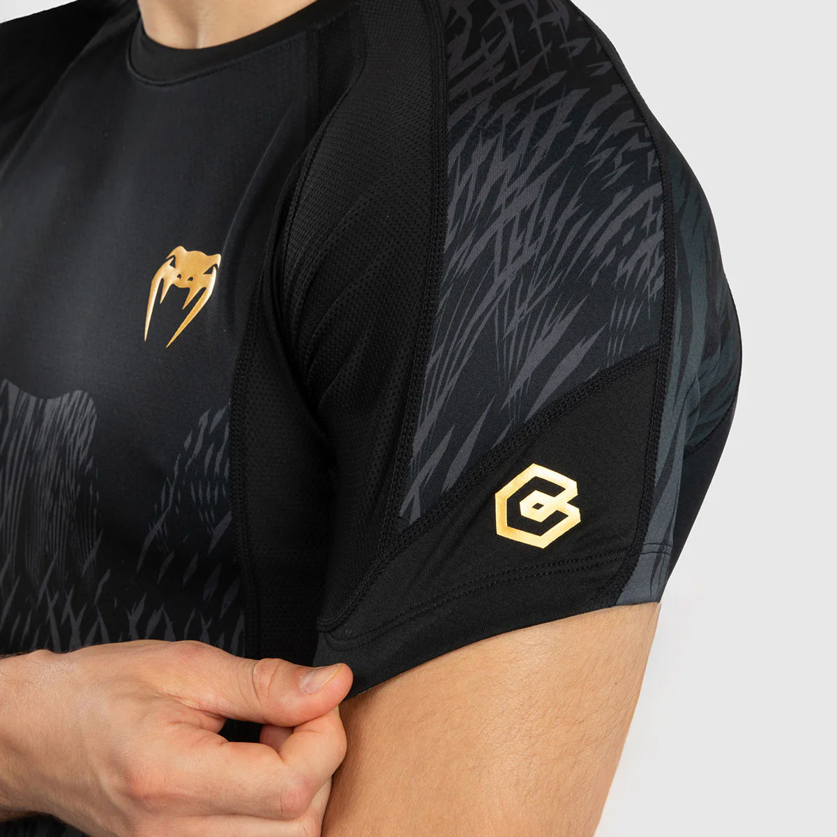 Rashguard Venum x Chimaev Wild Borz maniche corte Nero - immagine 7