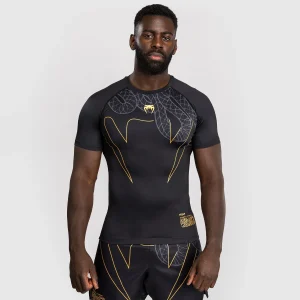 Rashguard Venum Serpenti maniche corte Nero