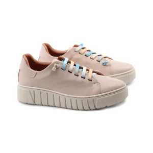 Sneaker slip on in morbida pelle donna