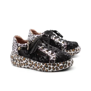 Sodao 02 sneaker con paillettes donna