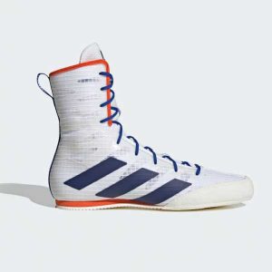 Scarpe da Boxe Adidas Box Hog 4 Bianco-blu