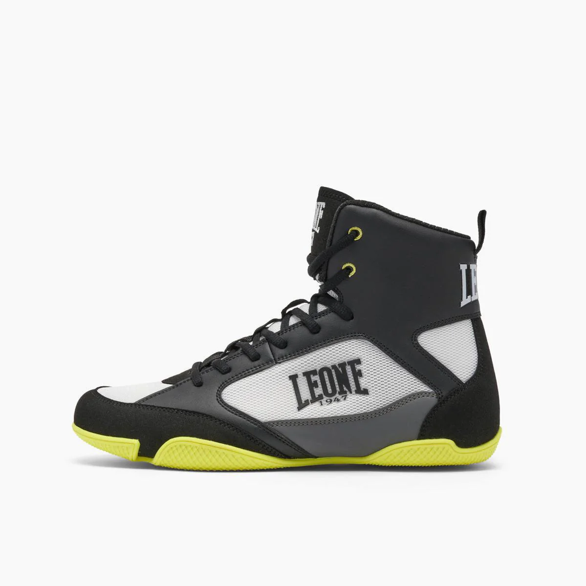 Scarpe da Boxe Leone 1947 Premium CL110 Nero-lime - immagine 3