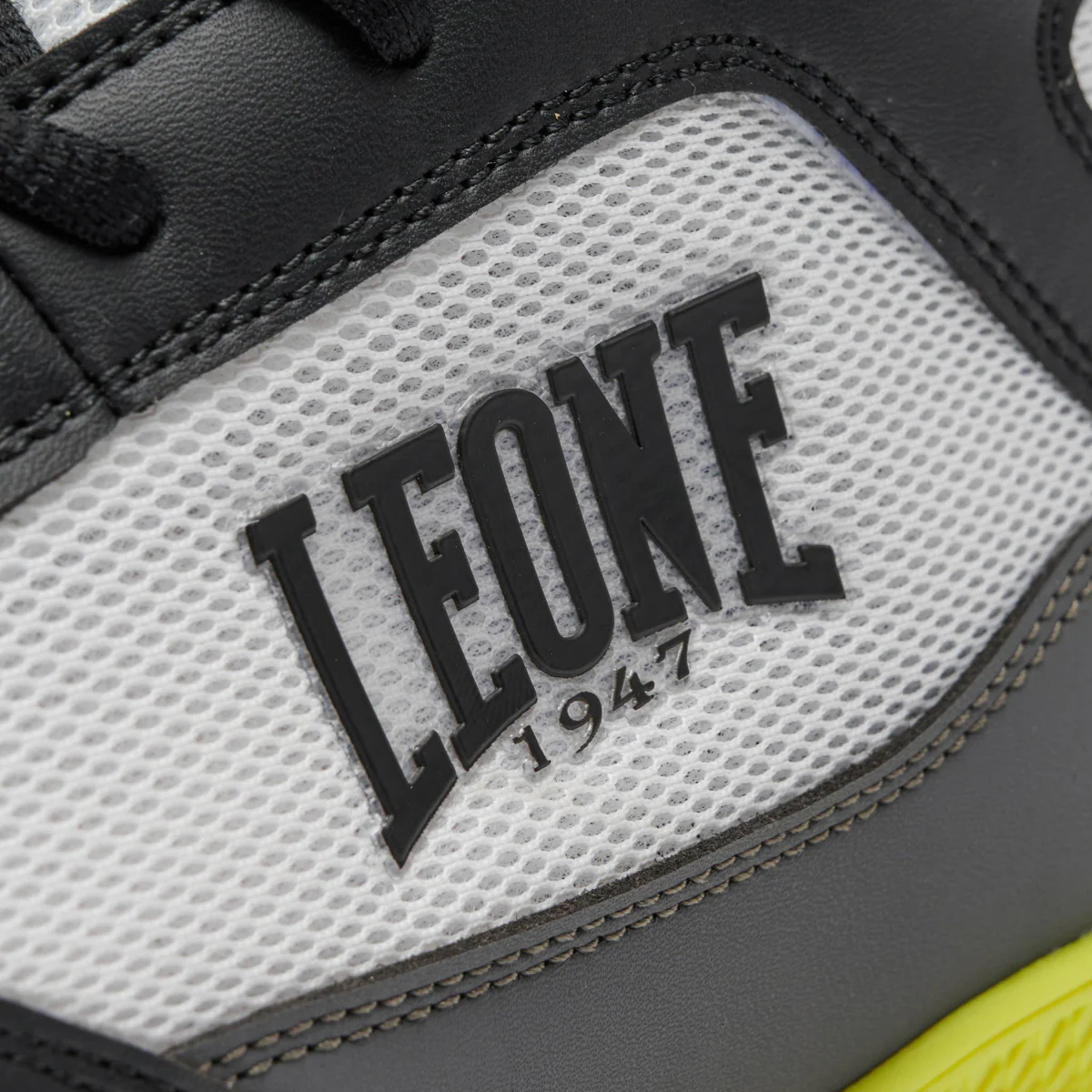 Scarpe da Boxe Leone 1947 Premium CL110 Nero-lime - immagine 8