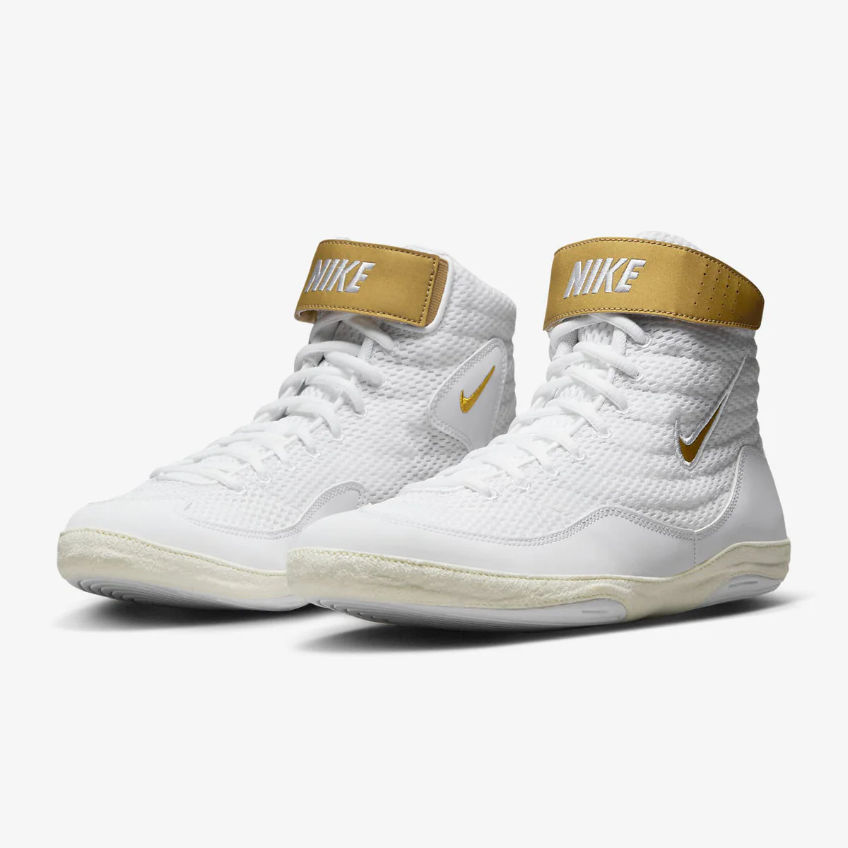 Scarpe da Lotta-Wrestling Nike Inflict 3 Bianco-Oro
