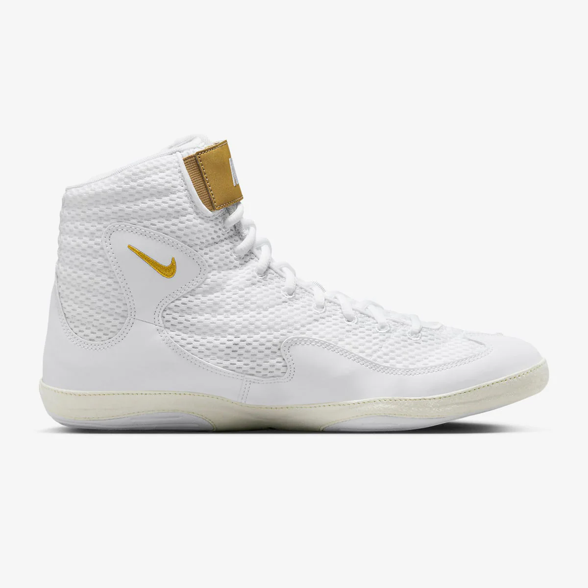 Scarpe da Lotta-Wrestling Nike Inflict 3 Bianco-Oro - immagine 4