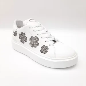 SNEAKERS IN PELLE PAT APEPAZZA