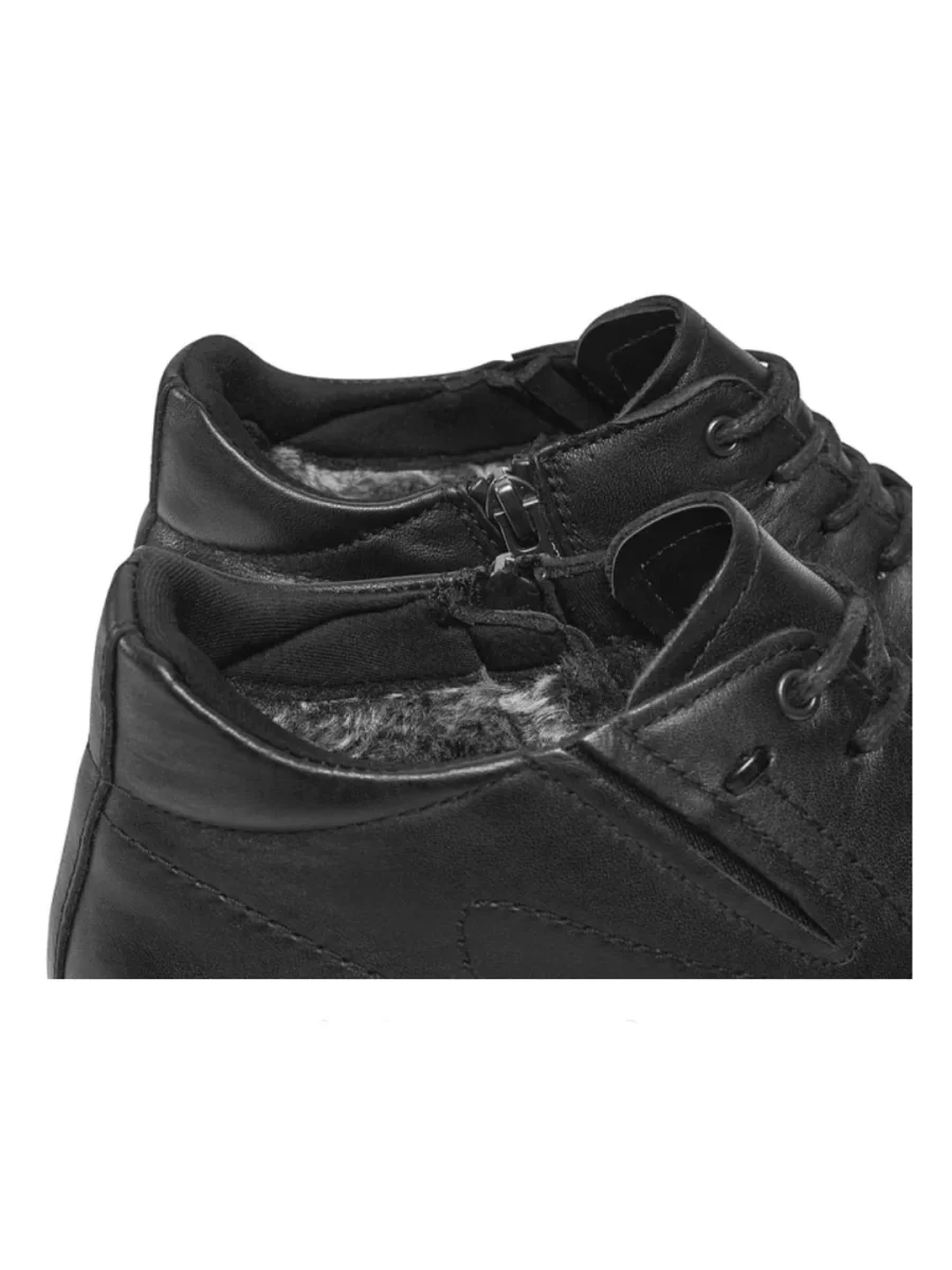 POLACCHINA CON PELLICCIA ALLACCIATA CON ZIP LATERALE - immagine 3