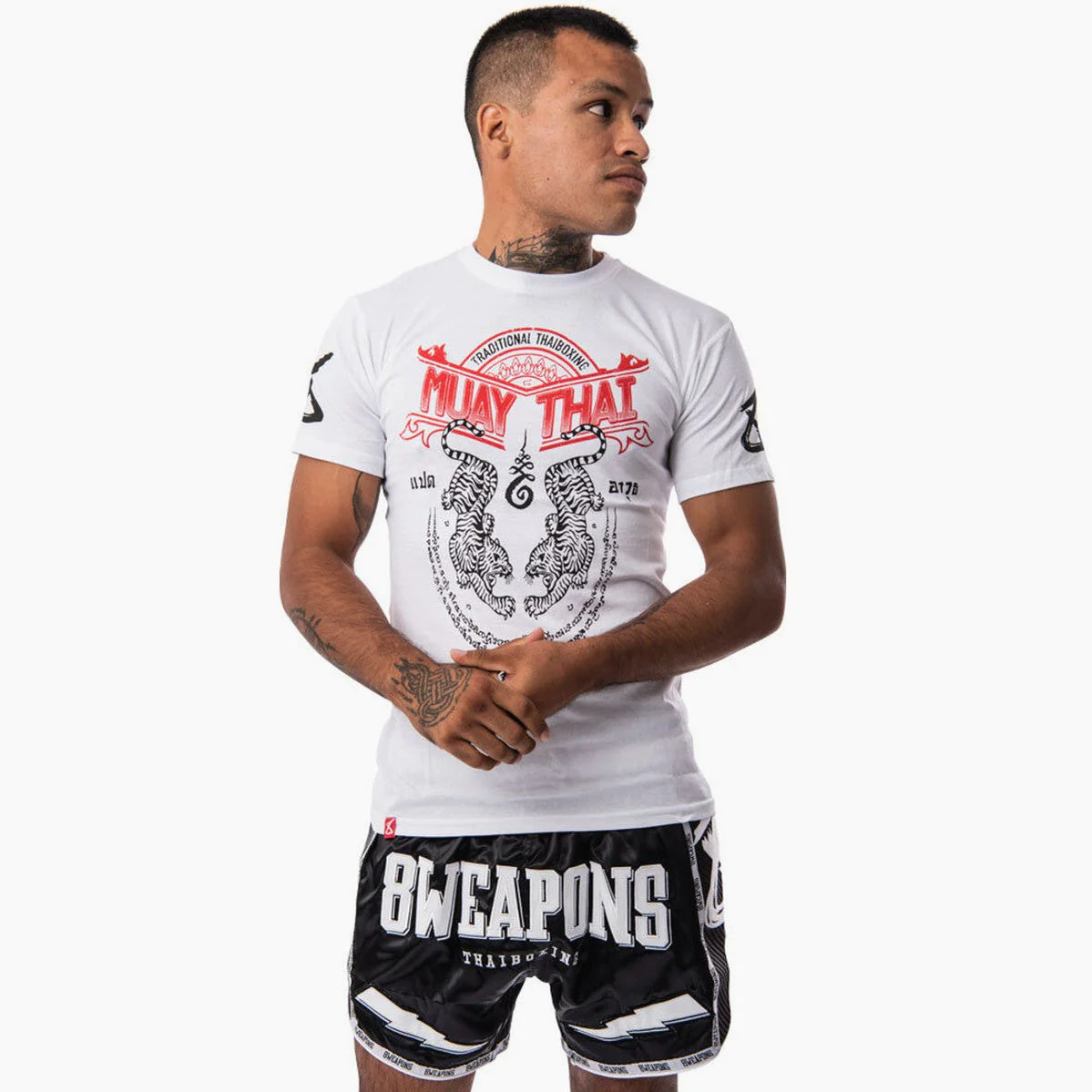 T-shirt 8 Weapons Sak Yant Tigers - immagine 3