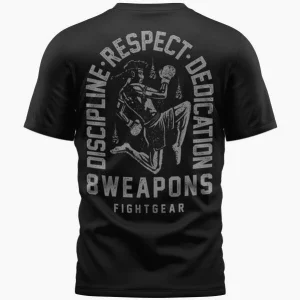 T-shirt 8 Weapons Tombstone nero