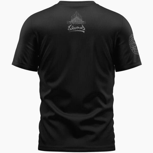 T-shirt 8 Weapons Yantra nero - immagine 3