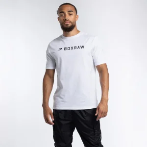 T-shirt Boxraw A.B.C. Bianco