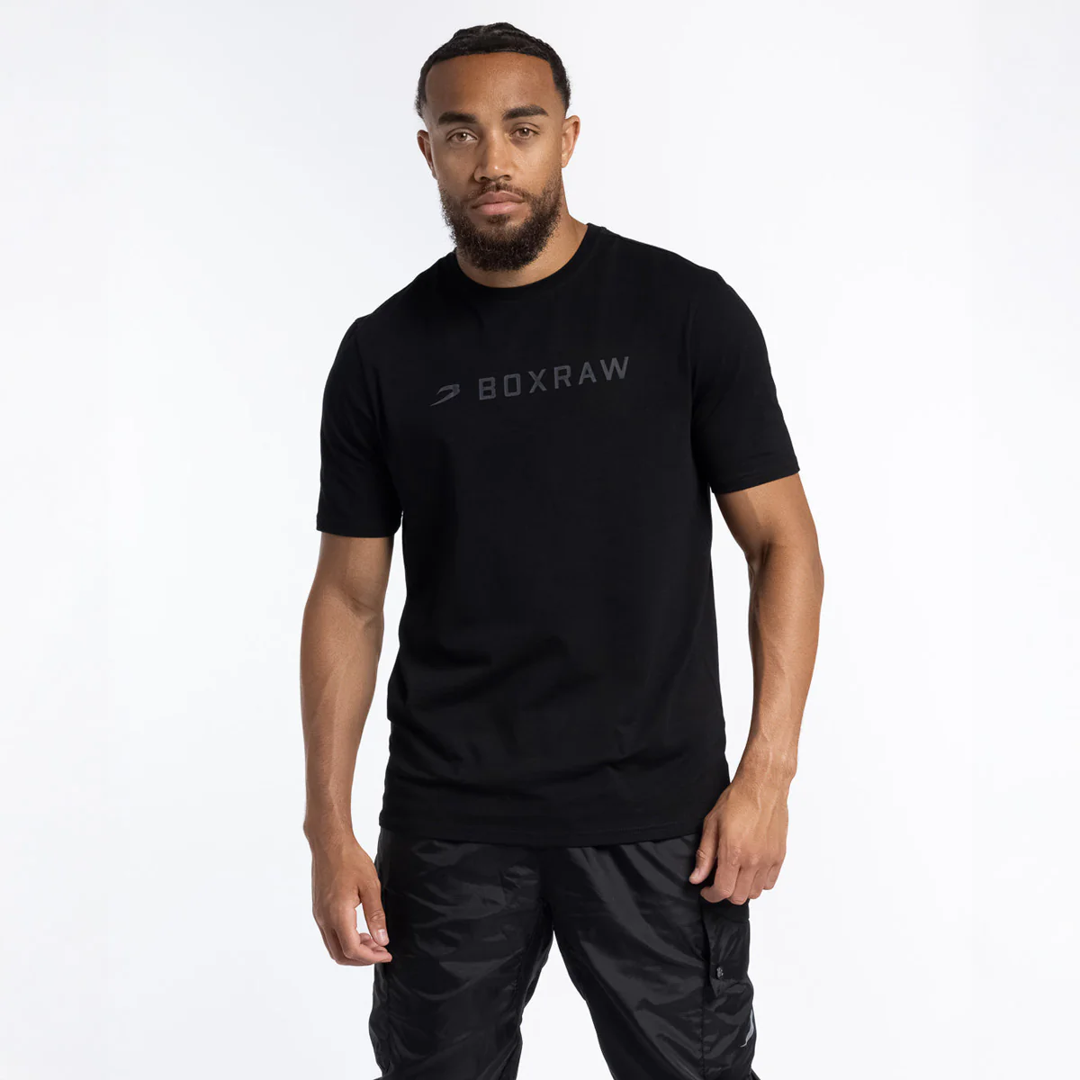 T-shirt Boxraw A.B.C. Nero-nero