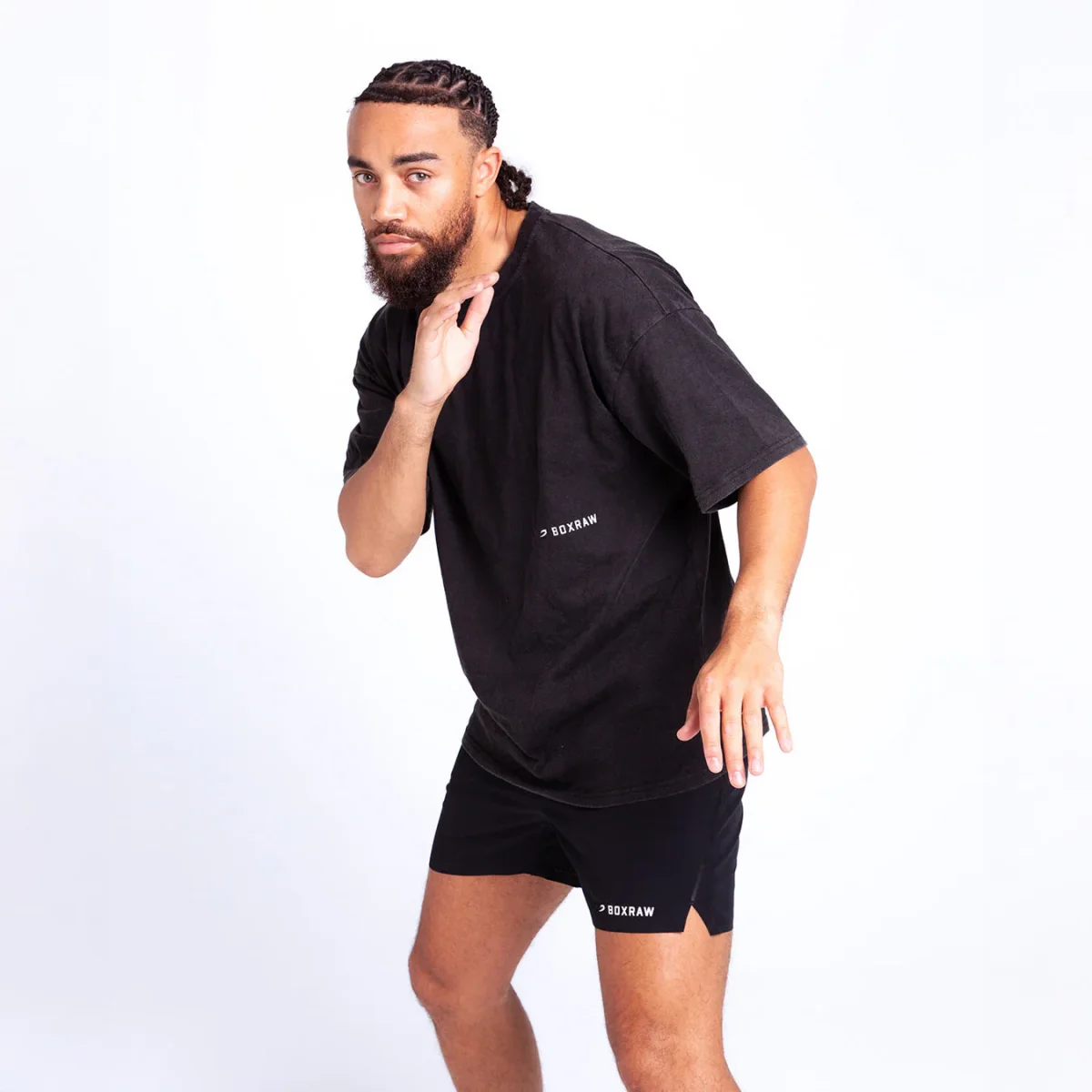 T-shirt Boxraw Sparring Club Oversize Nero - immagine 6