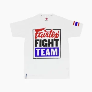 T-shirt Fairtex Fight Team TST51 Bianco-blu